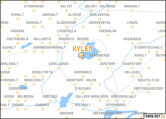 map of Kylen