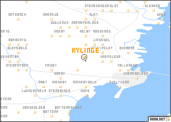 map of Kylinge