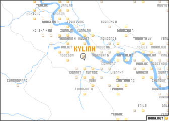 map of Kỳ Linh