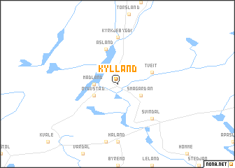 map of Kylland