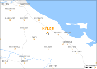 map of Kyloe