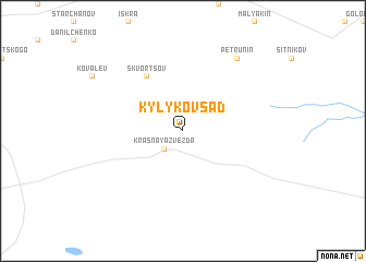 map of Kylykov Sad