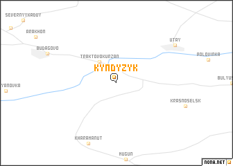 map of Kyndyzyk