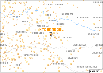 map of Kyobang-gol