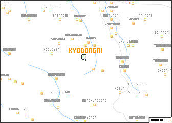 map of Kyodong-ni