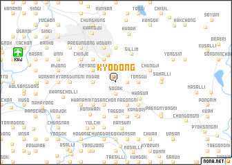 map of Kyo-dong