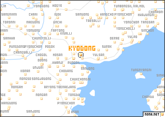 map of Kyo-dong