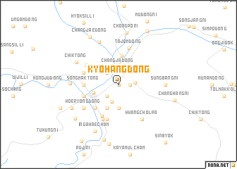 map of Kyohang-dong