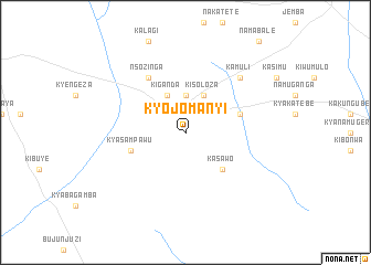 map of Kyojomanyi