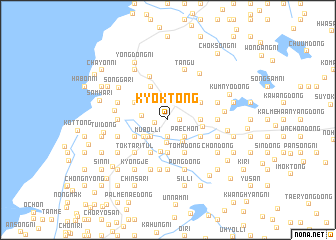 map of Kyŏk-tong