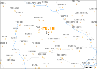 map of Kyŏltan