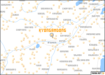 map of Kyŏngam-dong