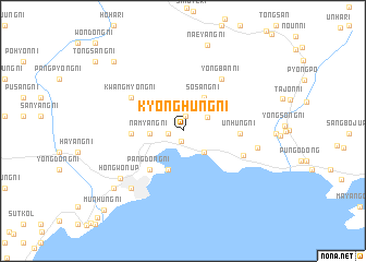 map of Kyŏnghŭng-ni