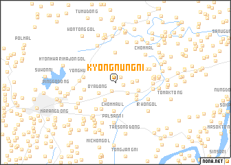 map of Kyŏngnŭng-ni