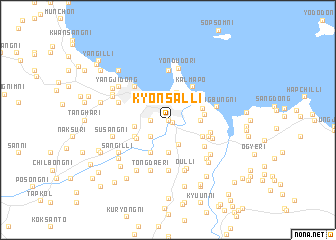 map of Kyŏnsal-li