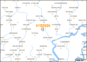 map of Kyonsok