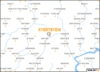 map of Kyontayeik