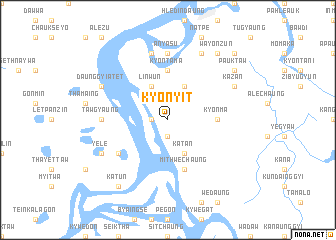 map of Kyonyit