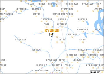 map of Kyowun