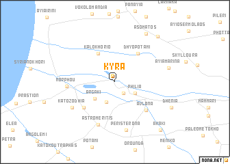 map of Kyra