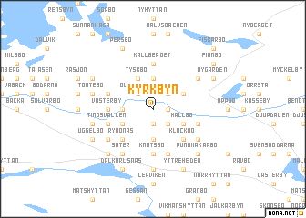 map of Kyrkbyn
