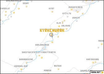 map of (( Kyrk-Churak ))