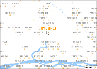 map of Kyubali