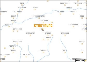 map of Kyugyaung