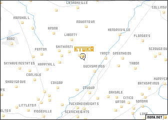 map of Kyuka