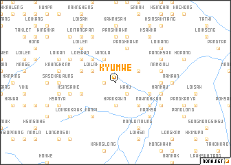 map of Kyu-mwē