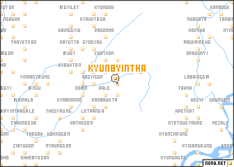 map of Kyunbyintha