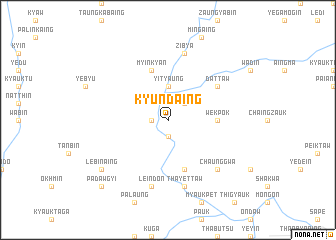 map of Kyundaing