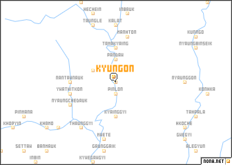 map of Kyungon