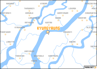 map of Kyungyaung