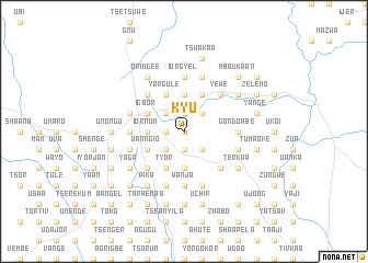 map of Kyu