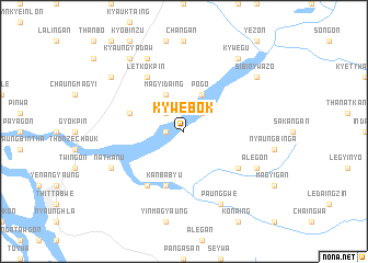 map of Kywebok