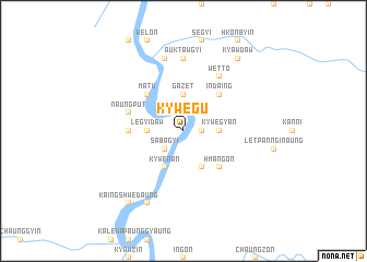 map of Kywegu