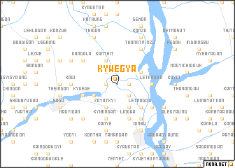 map of Kywegya