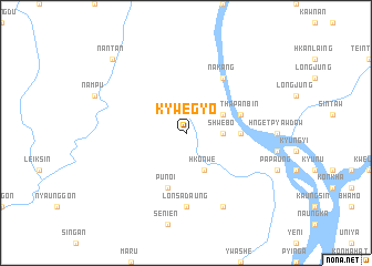 map of Kywegyo
