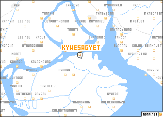 map of Kywēsagyet