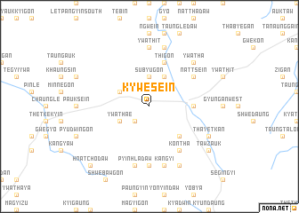 map of Kywesein