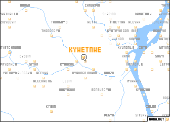 map of Kywetnwe