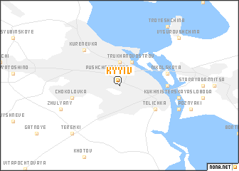 map of Kyyiv