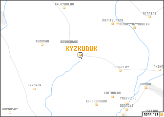 map of Kyzkuduk