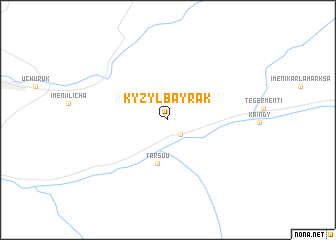 map of Kyzylbayrak