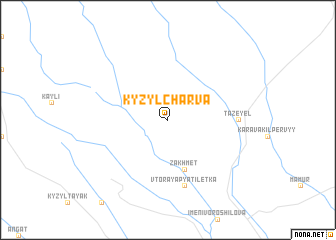 map of Kyzylcharva