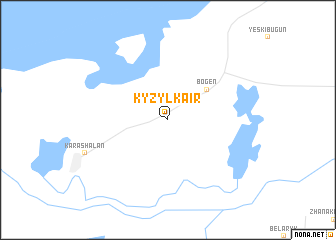 map of Kyzylkair