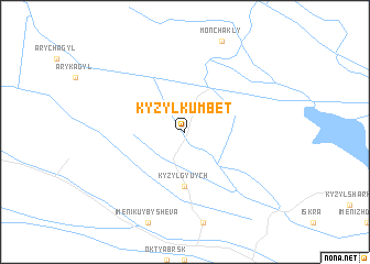map of Kyzylkumbet