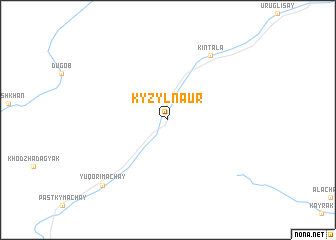 map of Kyzylnaur