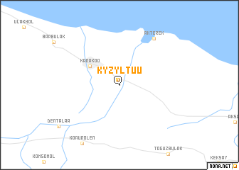 map of Kyzyl-Tuu